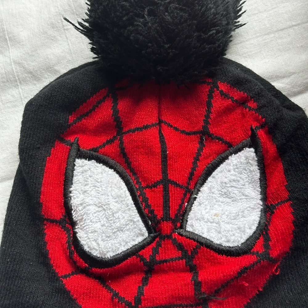 Marvel Spider-Man Black Knit Beanie one size